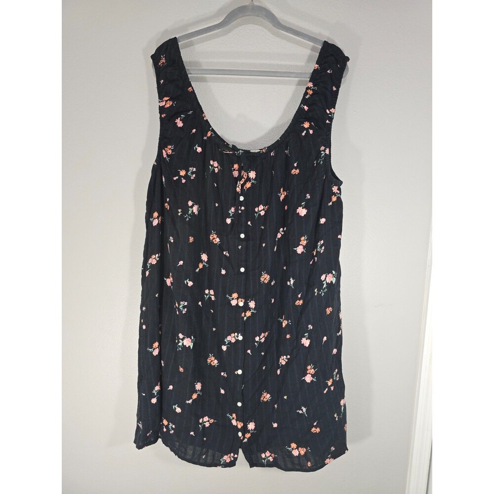 American Eagle Outfitters Black Floral Mini Dress